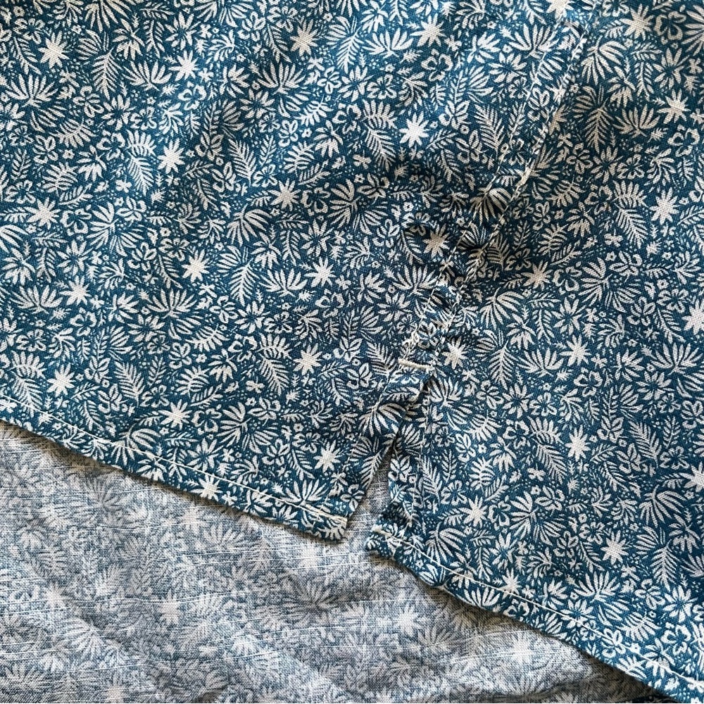 Barbour Floral Short Sleeve Summer Casual Shirt Beach Cottage - Picture 8 of 9